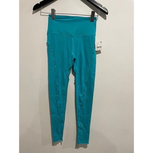 NWT FP Movement x Free People Hearts Aflutter Ankle Legging Wavy Waters Women XS - Picture 3 of 7